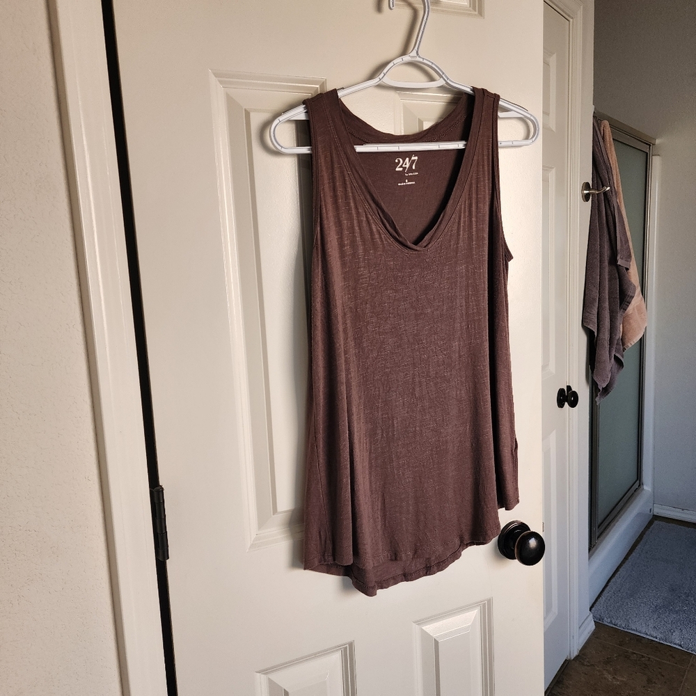 Women's Purple Sleeveless Top